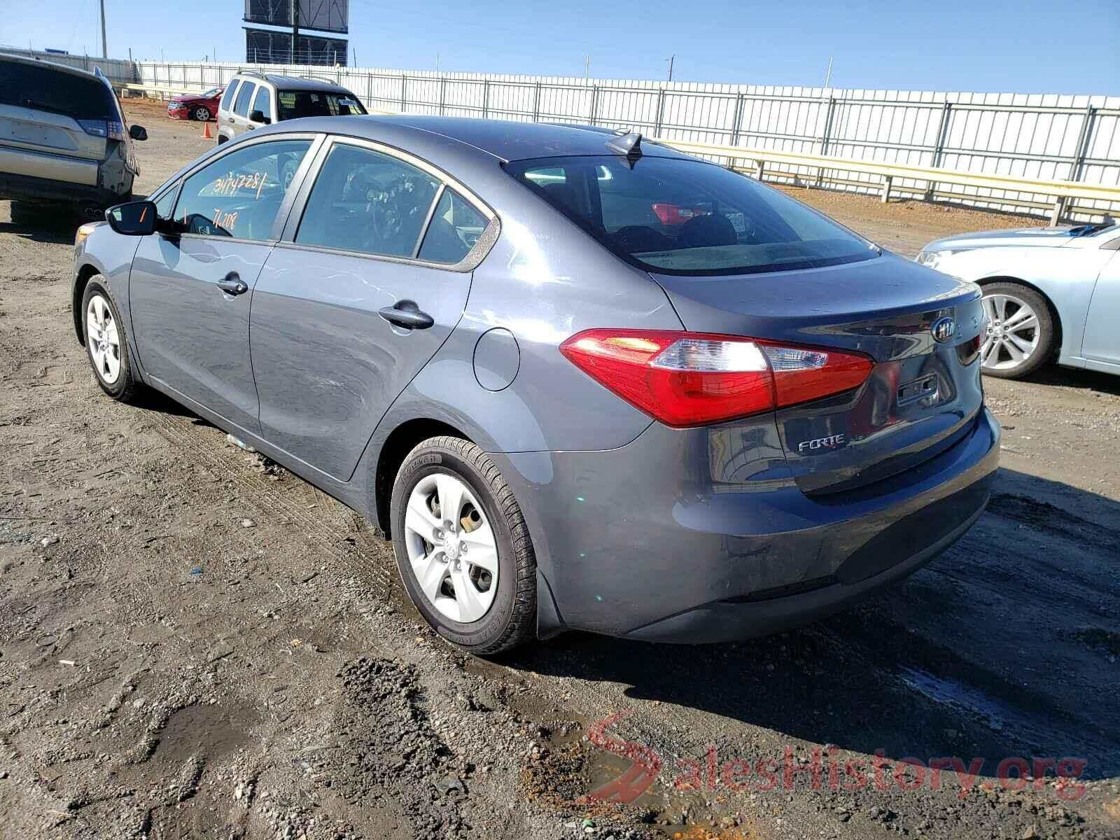 KNAFK4A65G5564106 2016 KIA FORTE