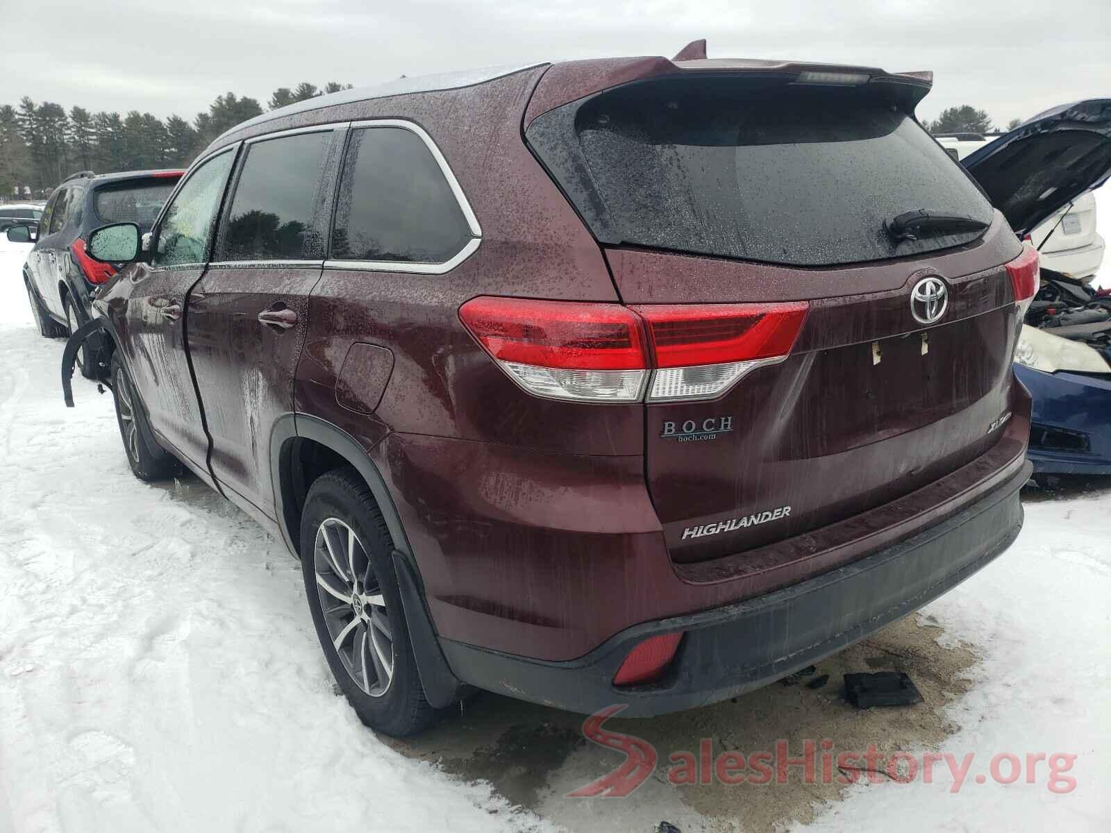 5TDJZRFH9JS908893 2018 TOYOTA HIGHLANDER