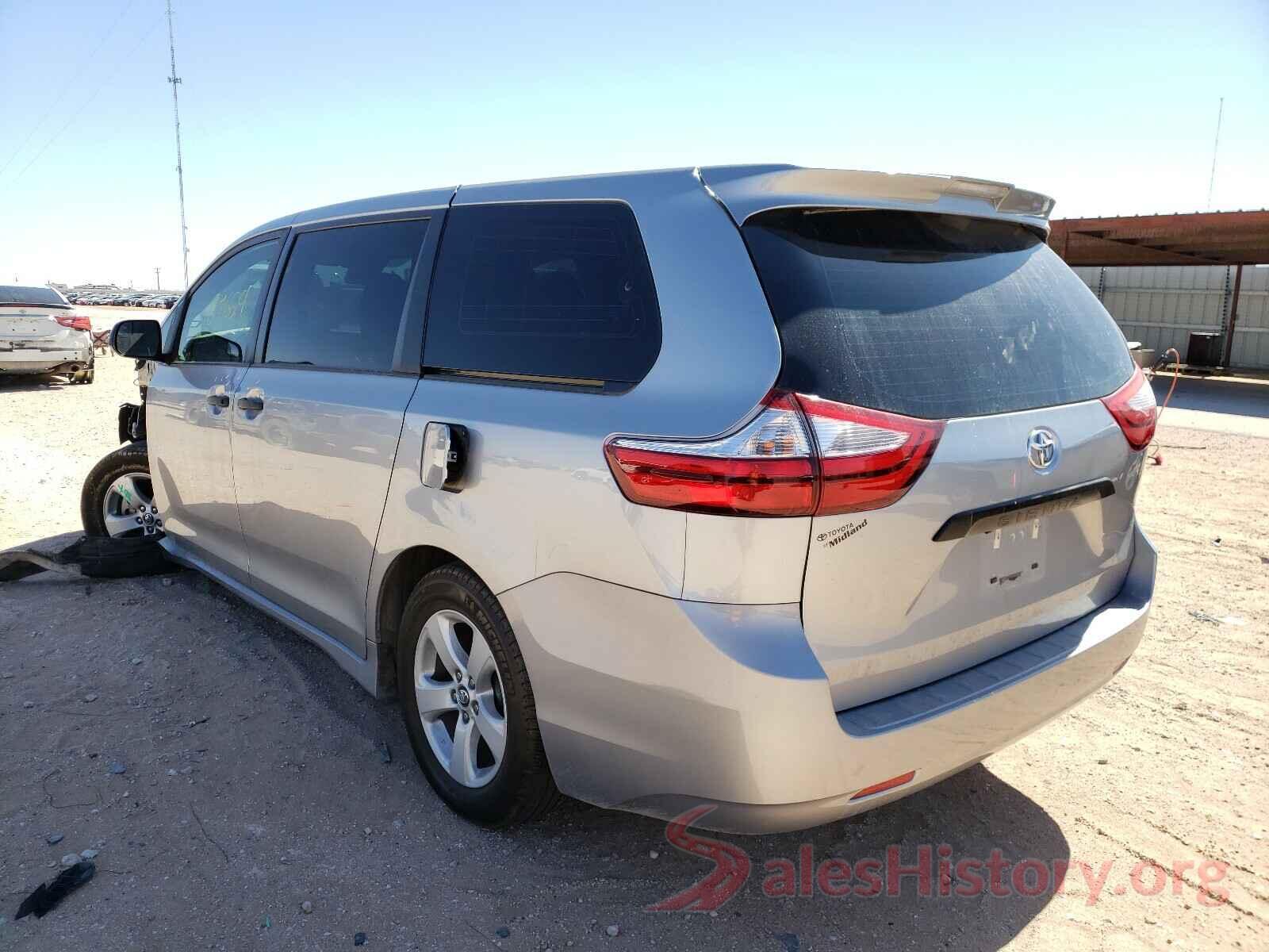 5TDZZ3DC7JS948123 2018 TOYOTA SIENNA