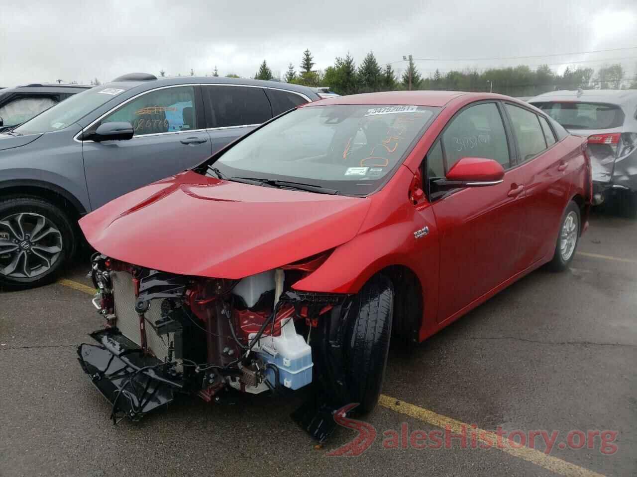 JTDKARFPXJ3099876 2018 TOYOTA PRIUS