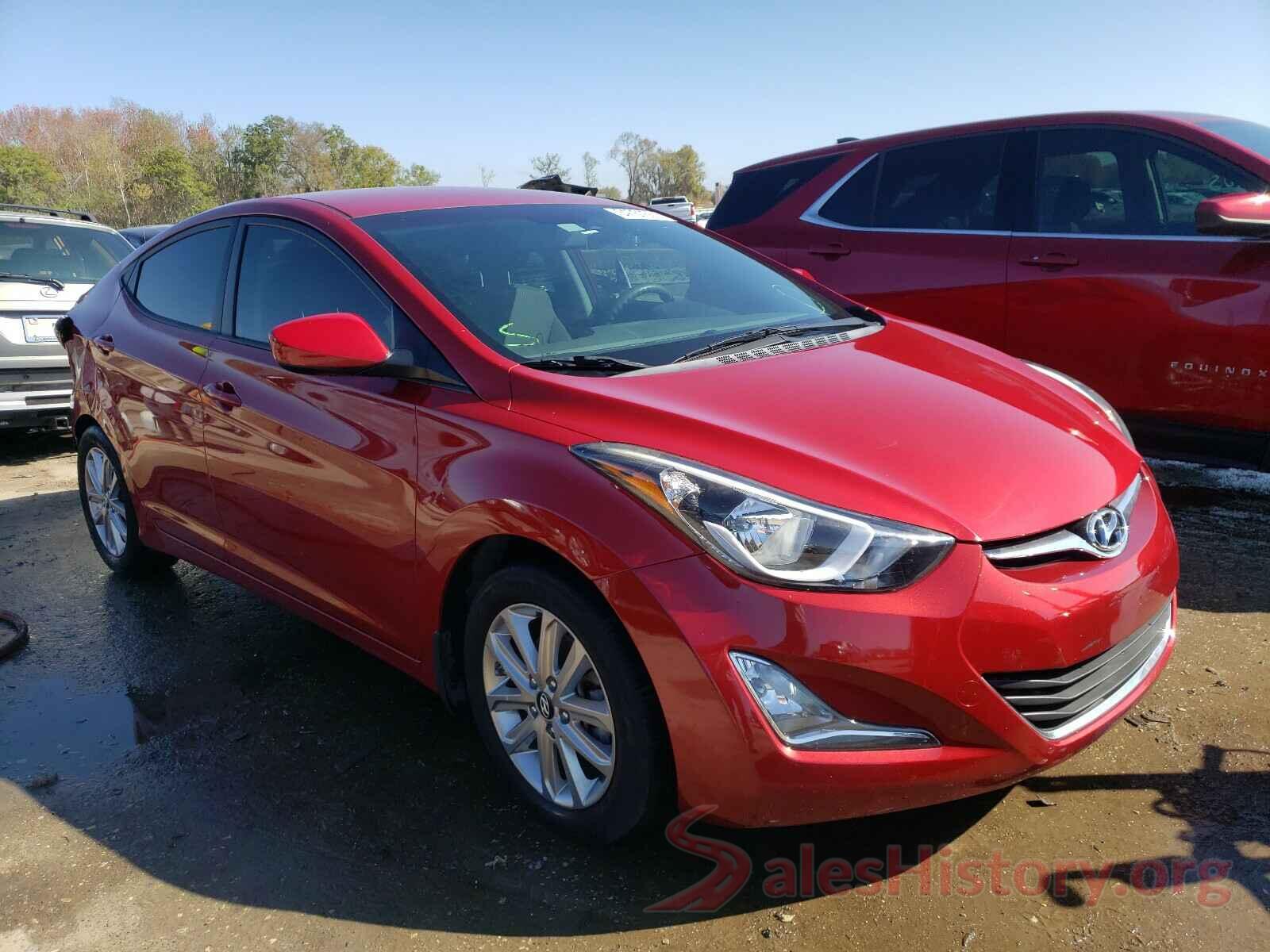 KMHDH4AE1GU601301 2016 HYUNDAI ELANTRA