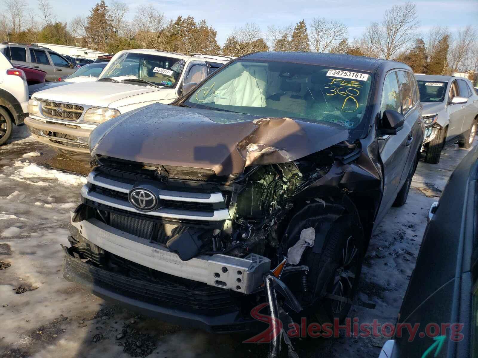 5TDBZRFH5KS740577 2019 TOYOTA HIGHLANDER