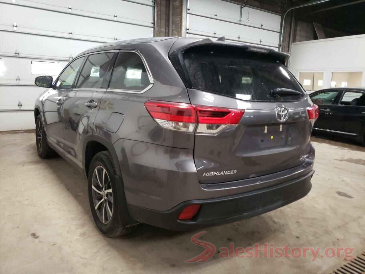 5TDJZRFH8KS614161 2019 TOYOTA HIGHLANDER