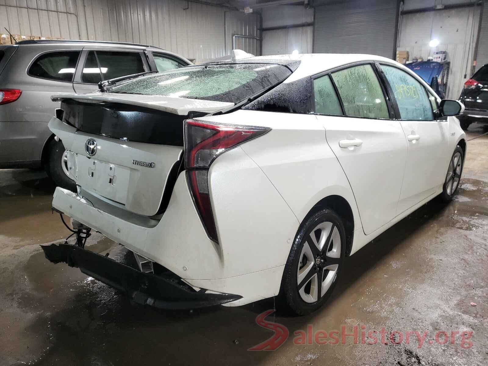 JTDKARFU9G3025721 2016 TOYOTA PRIUS