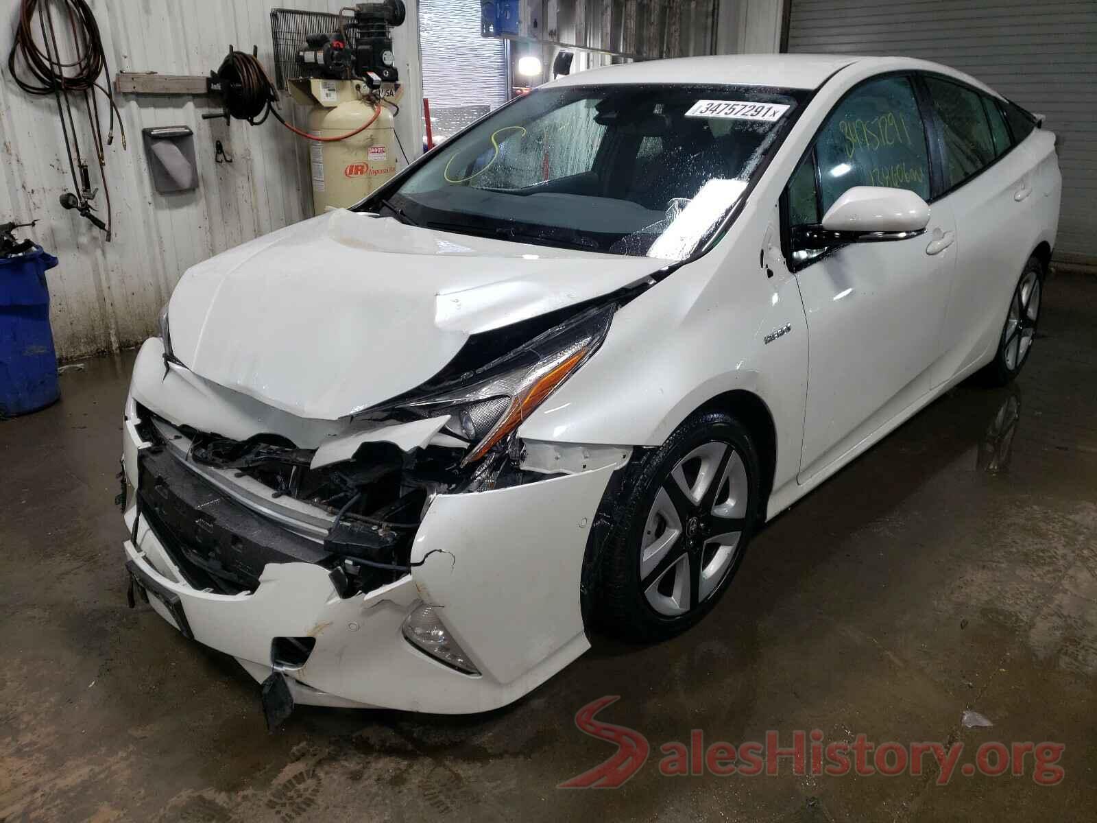 JTDKARFU9G3025721 2016 TOYOTA PRIUS