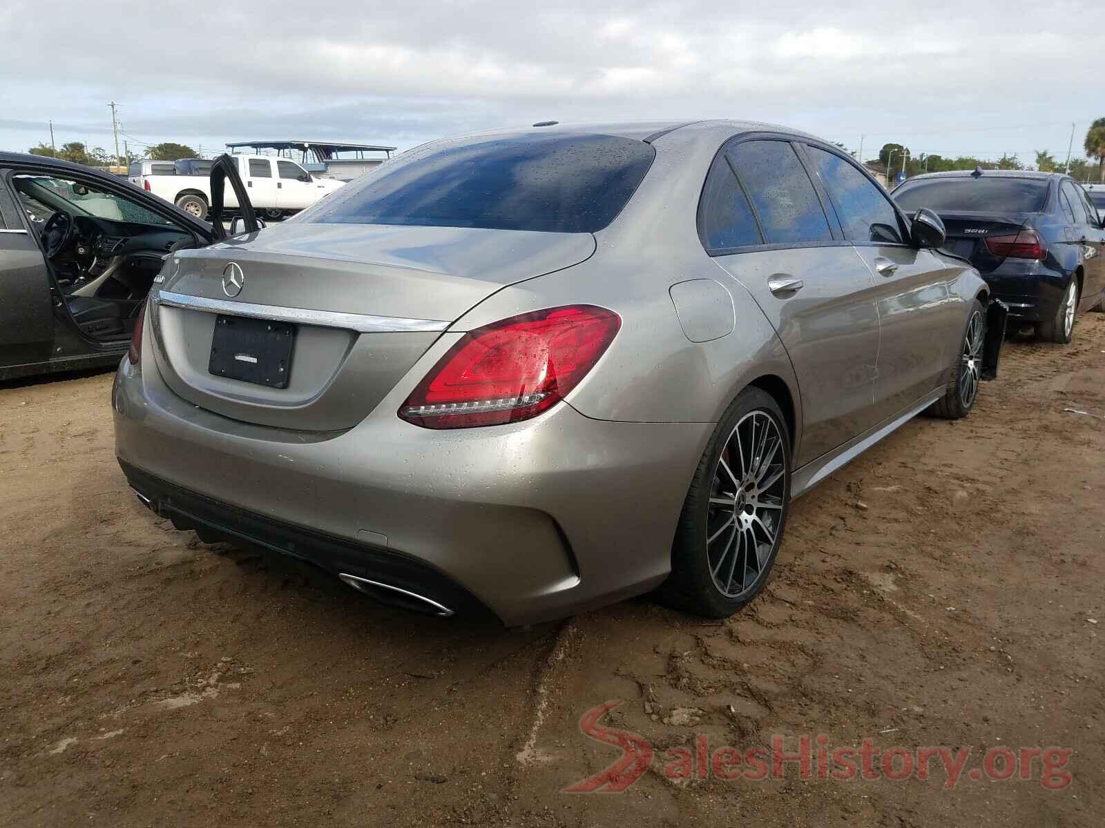 55SWF8DB1KU303536 2019 MERCEDES-BENZ C CLASS