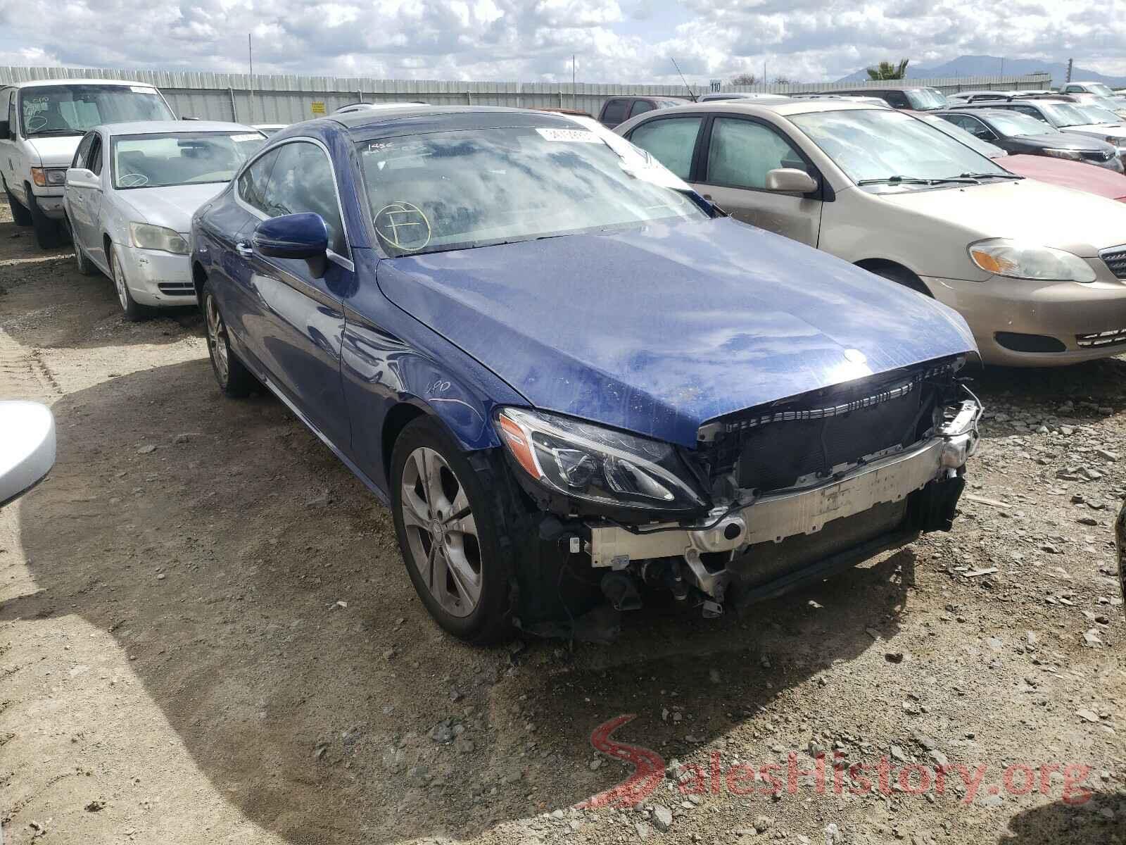 WDDWJ4KB9HF338492 2017 MERCEDES-BENZ C CLASS