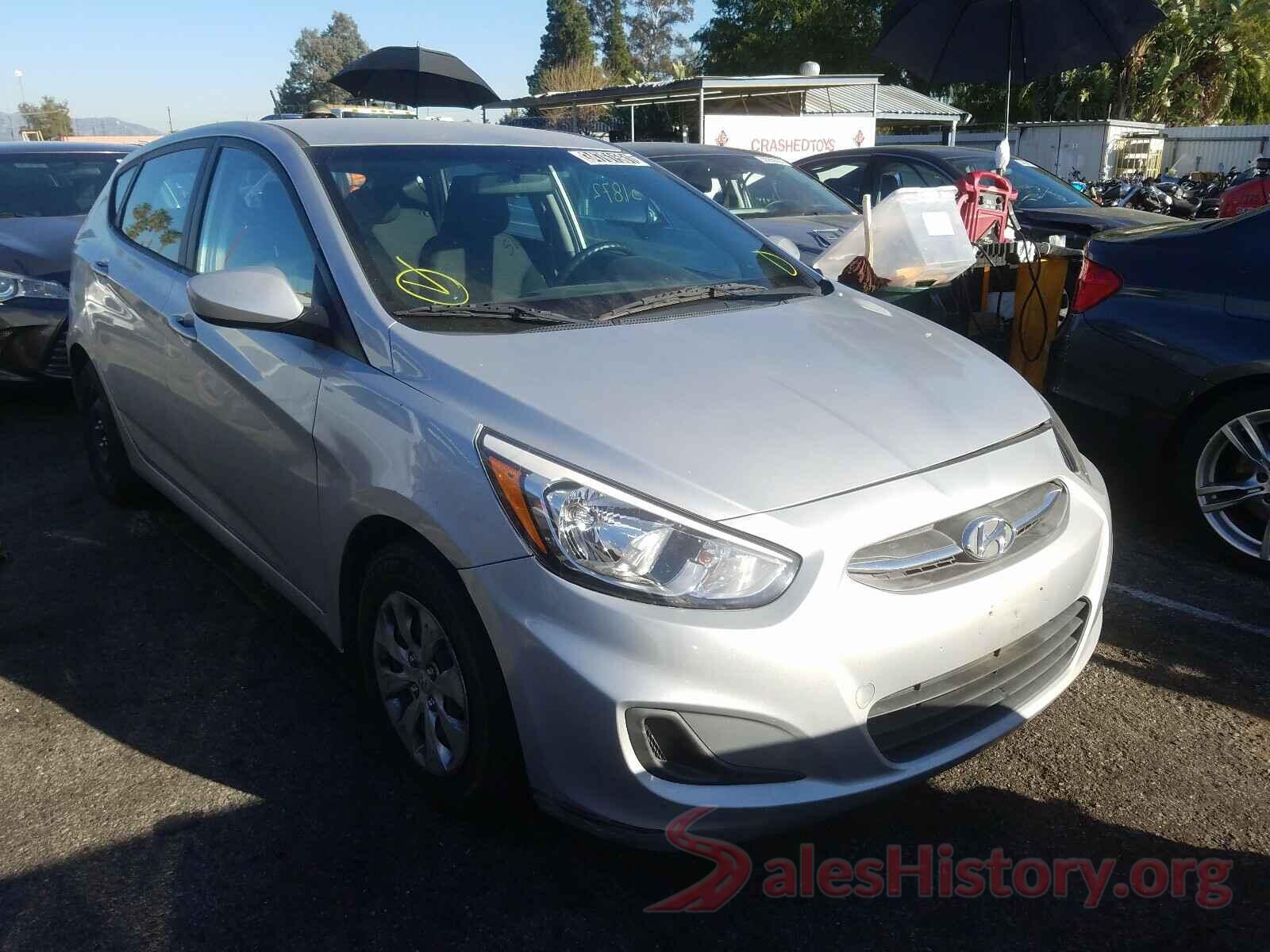 KMHCT5AE2GU296603 2016 HYUNDAI ACCENT