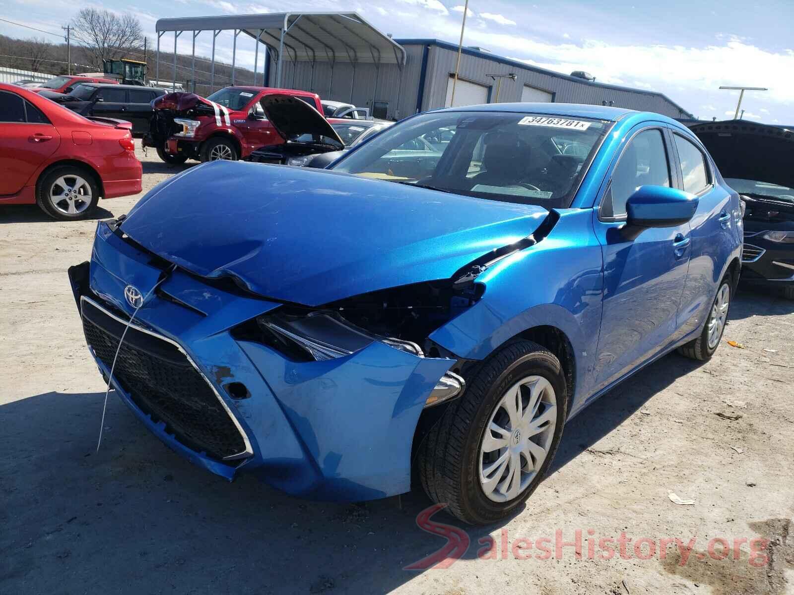 3MYDLBYVXKY524979 2019 TOYOTA YARIS