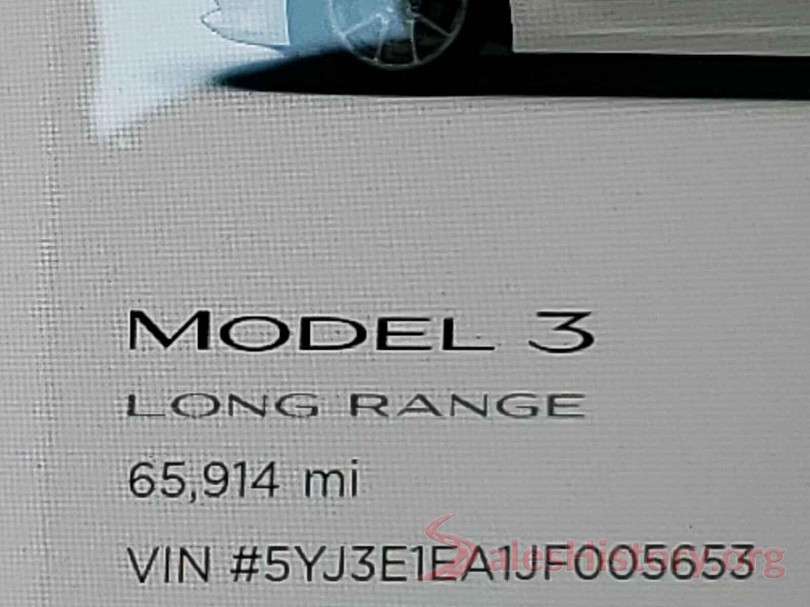 5YJ3E1EA1JF005653 2018 TESLA MODEL 3