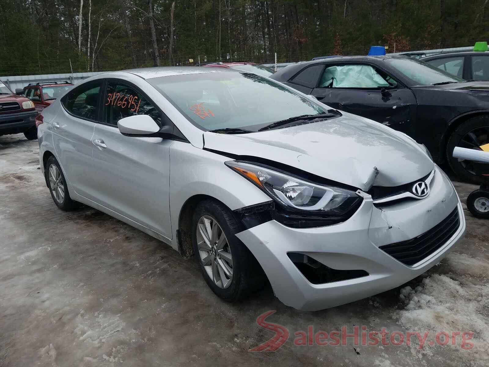 5NPDH4AE5GH660687 2016 HYUNDAI ELANTRA