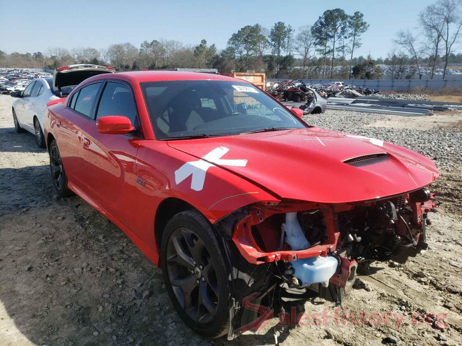 2C3CDXHG3KH681124 2019 DODGE CHARGER