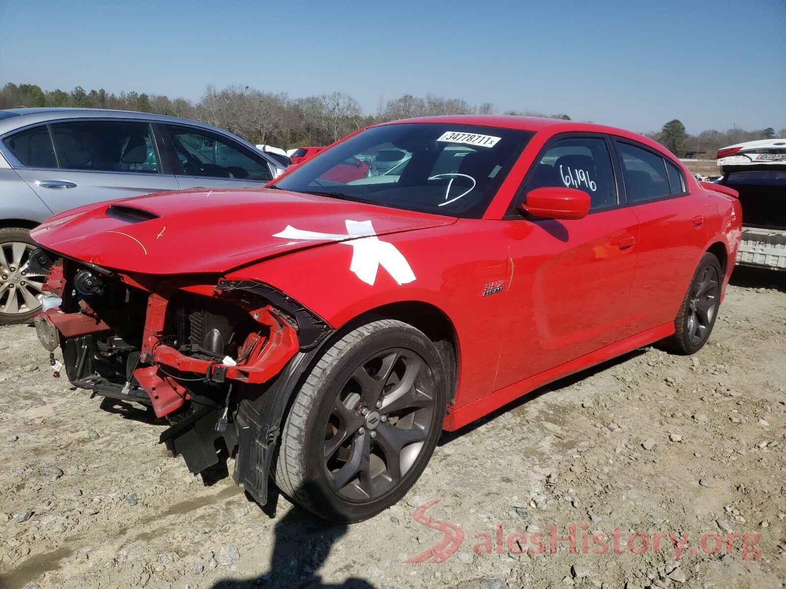 2C3CDXHG3KH681124 2019 DODGE CHARGER