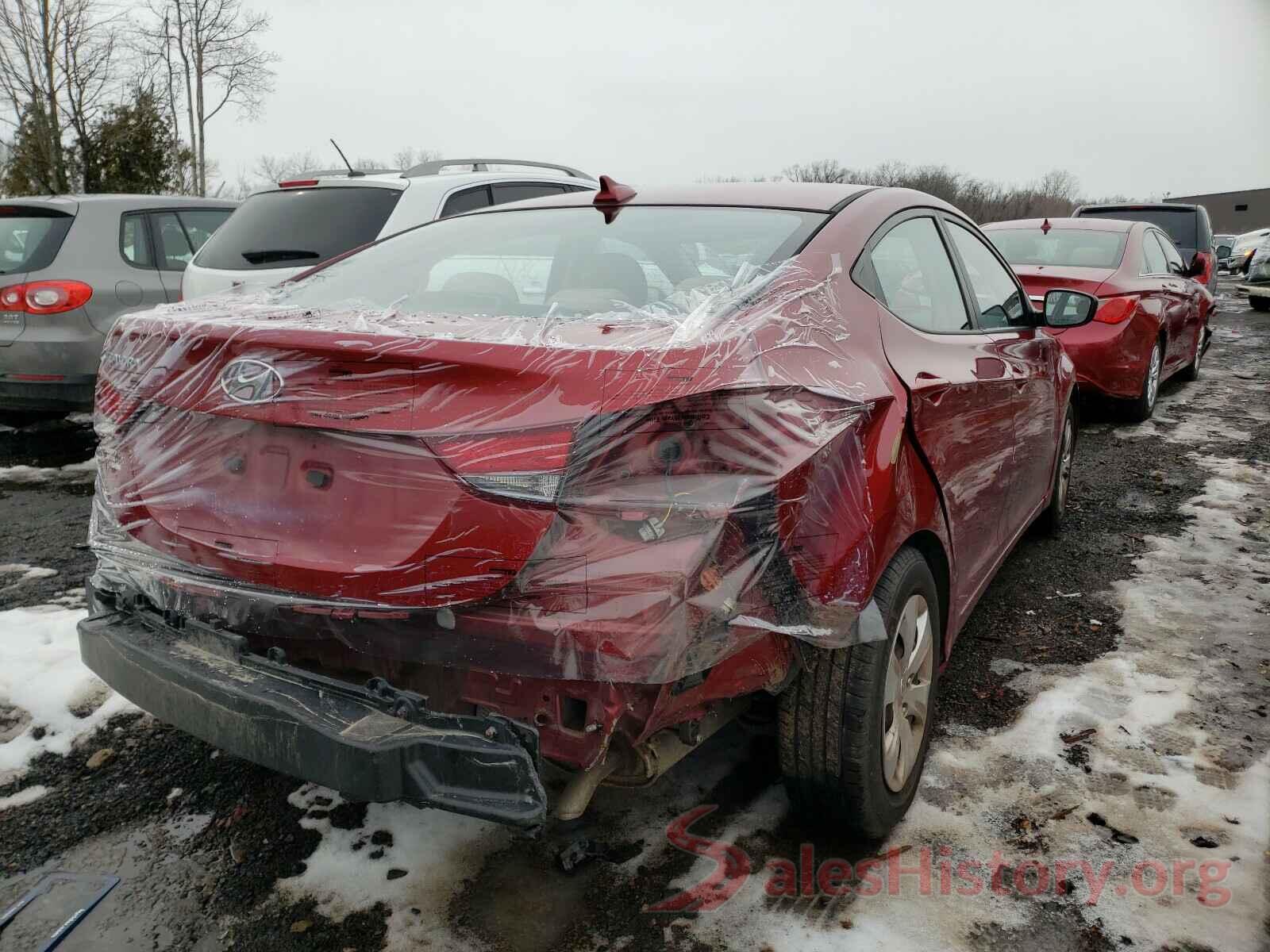 5NPDH4AEXGH718731 2016 HYUNDAI ELANTRA