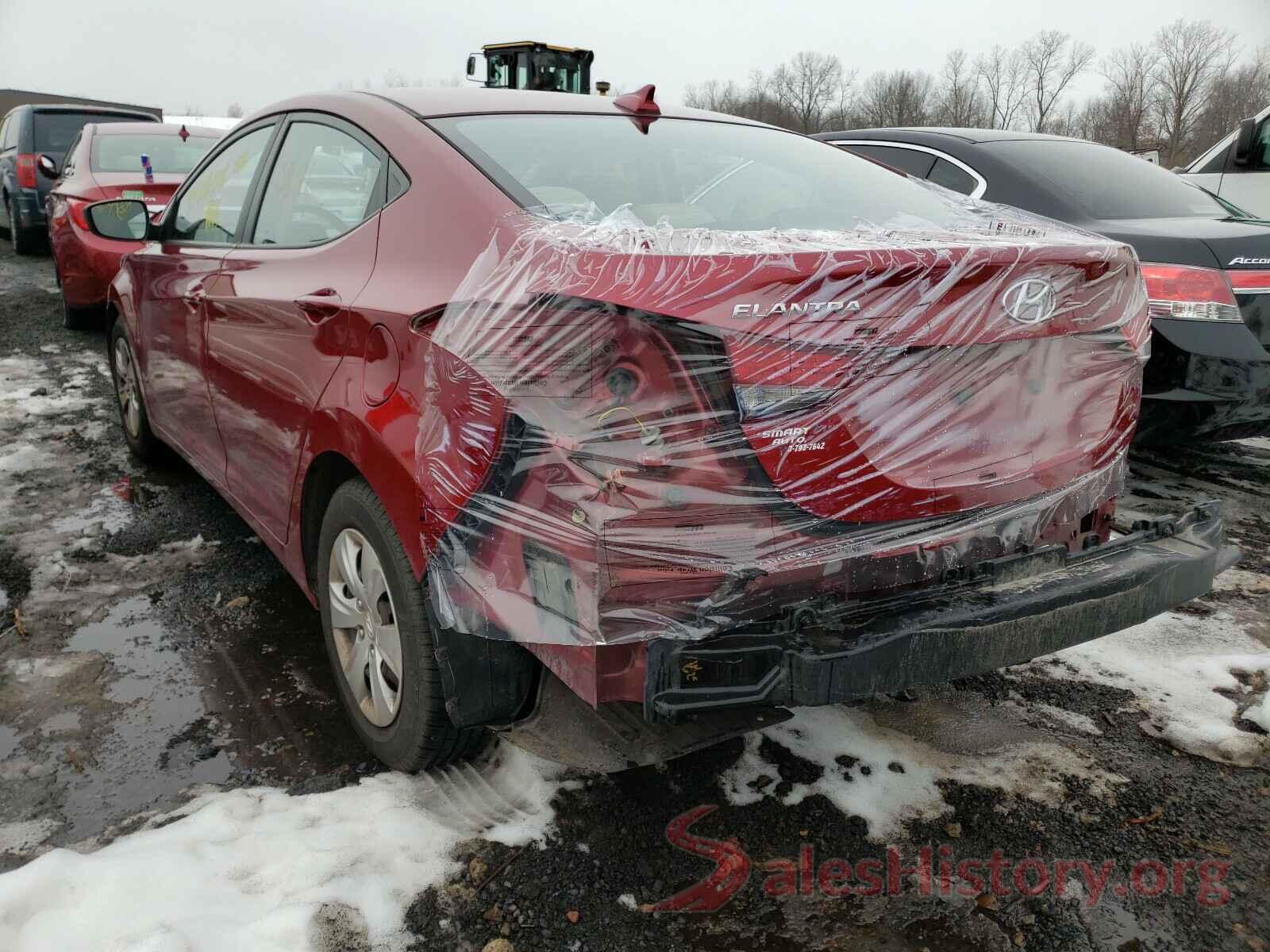 5NPDH4AEXGH718731 2016 HYUNDAI ELANTRA