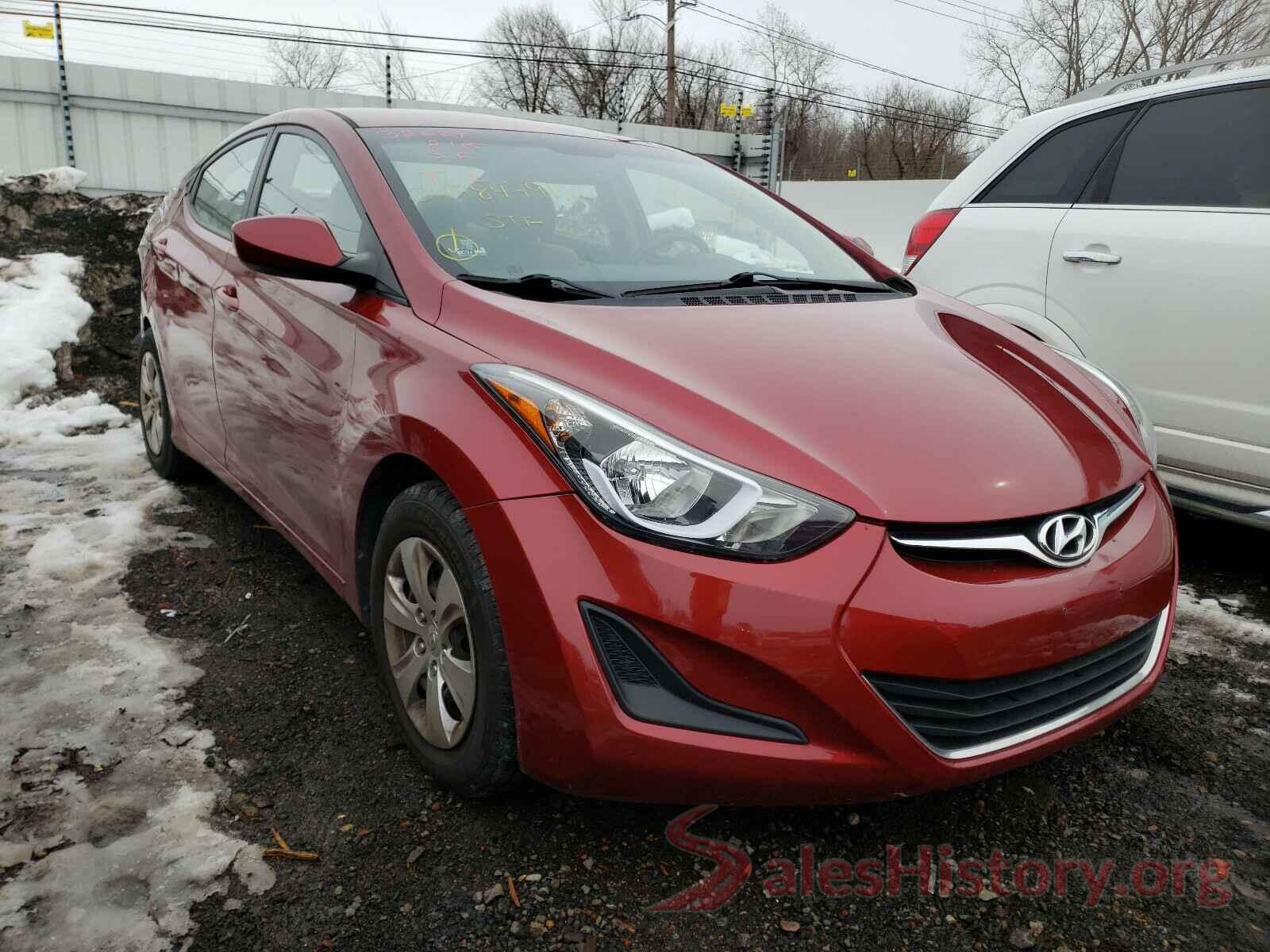 5NPDH4AEXGH718731 2016 HYUNDAI ELANTRA