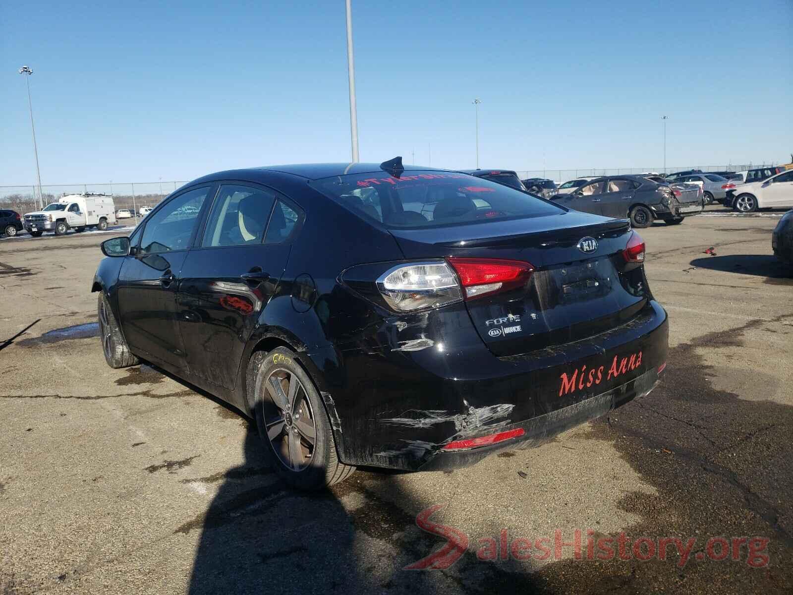 3KPFL4A77JE253605 2018 KIA FORTE