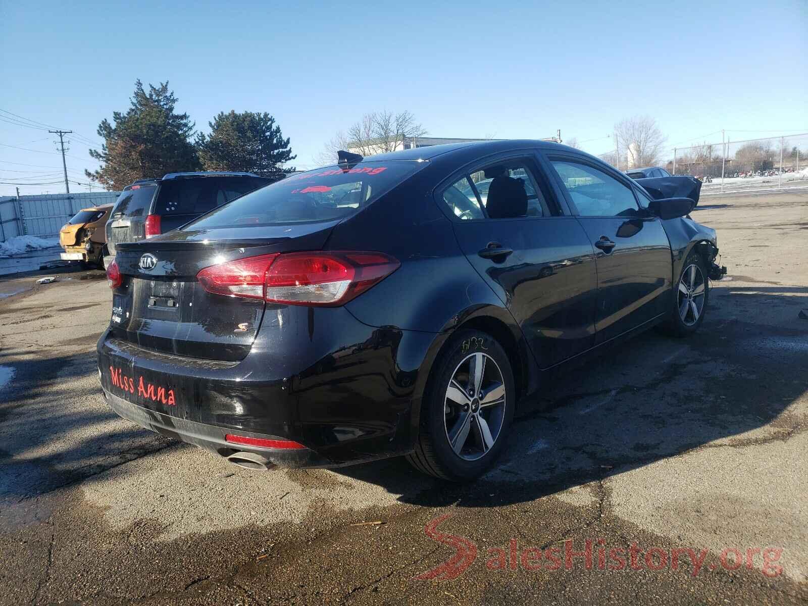 3KPFL4A77JE253605 2018 KIA FORTE