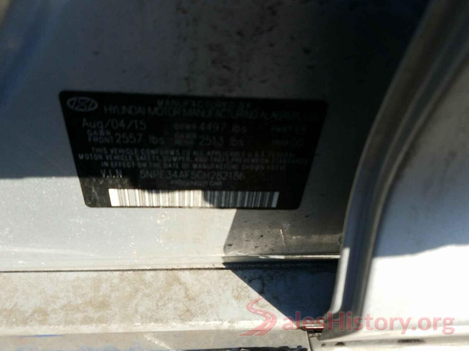 5NPE34AF5GH282186 2016 HYUNDAI SONATA