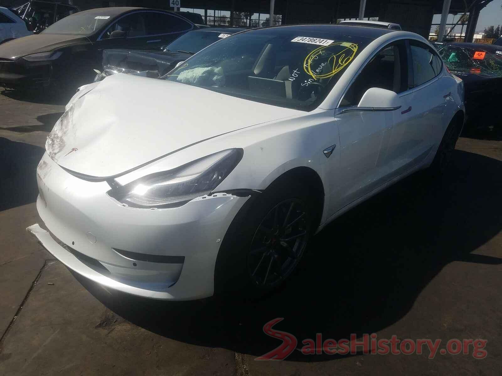 5YJ3E1EA8KF300055 2019 TESLA MODEL 3