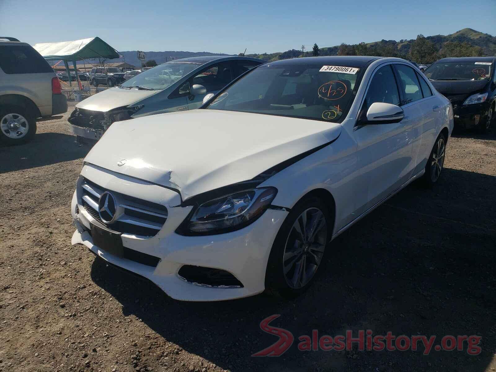 55SWF4JB4GU159338 2016 MERCEDES-BENZ C CLASS