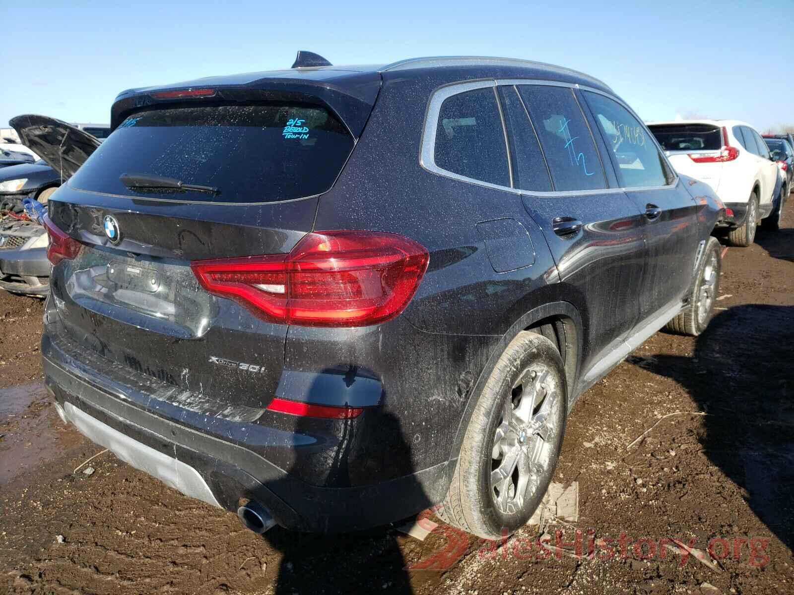 5UXTY5C00L9C62309 2020 BMW X3