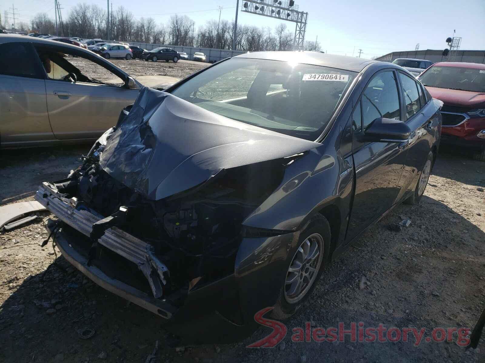 JTDKBRFU5G3013126 2016 TOYOTA PRIUS