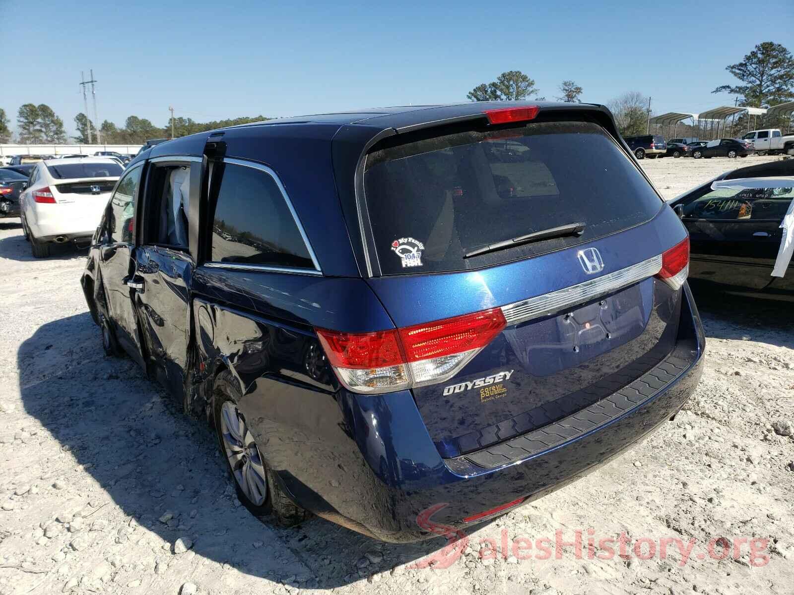 5FNRL5H4XGB075352 2016 HONDA ODYSSEY