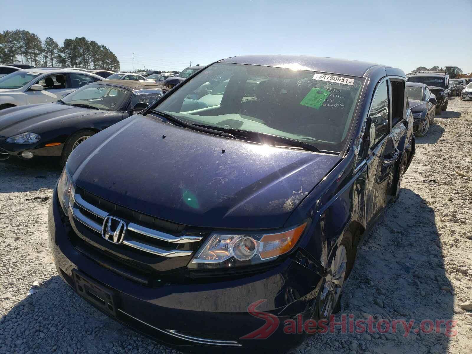 5FNRL5H4XGB075352 2016 HONDA ODYSSEY