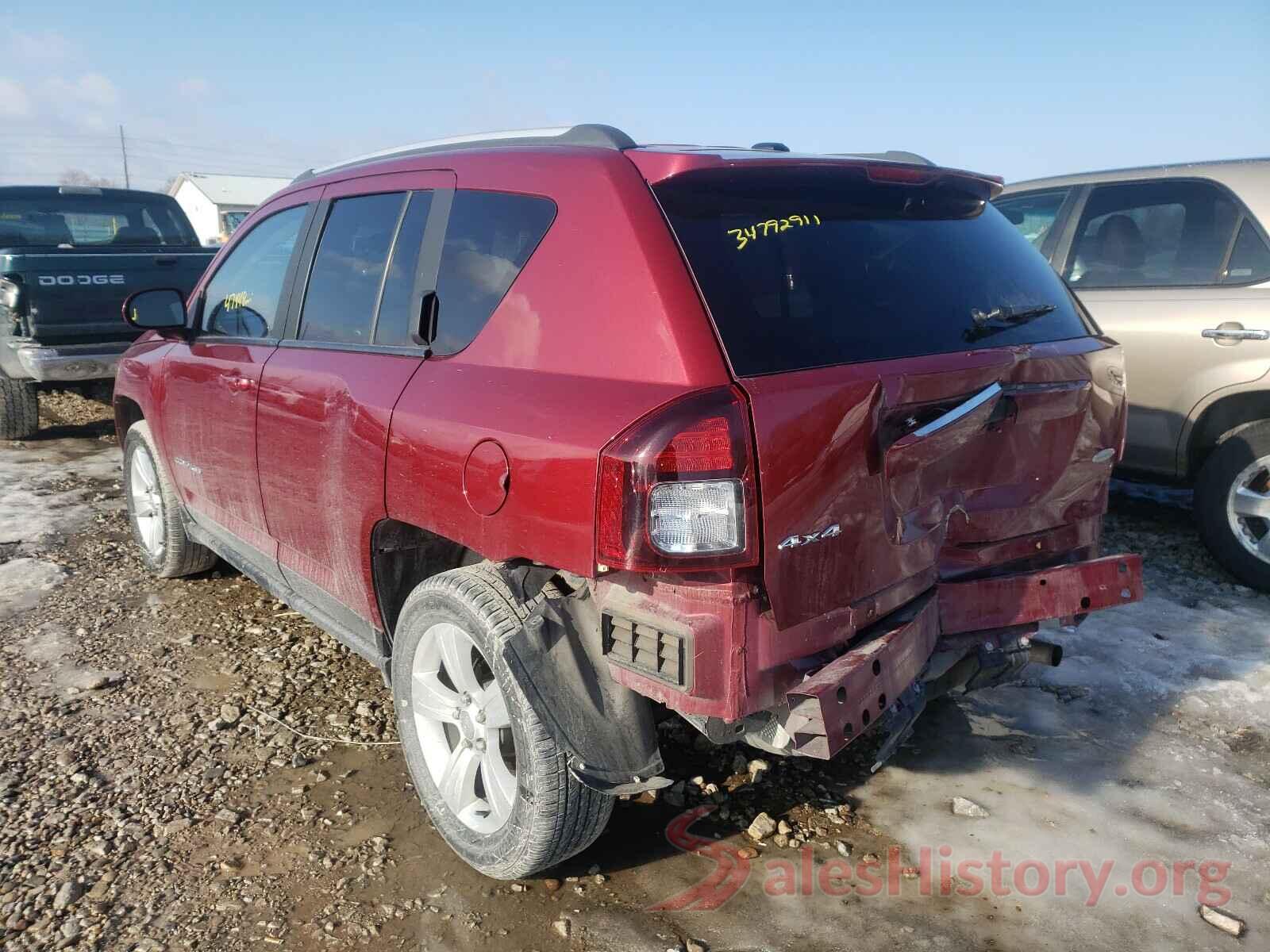 1C4NJDEB2HD105387 2017 JEEP COMPASS