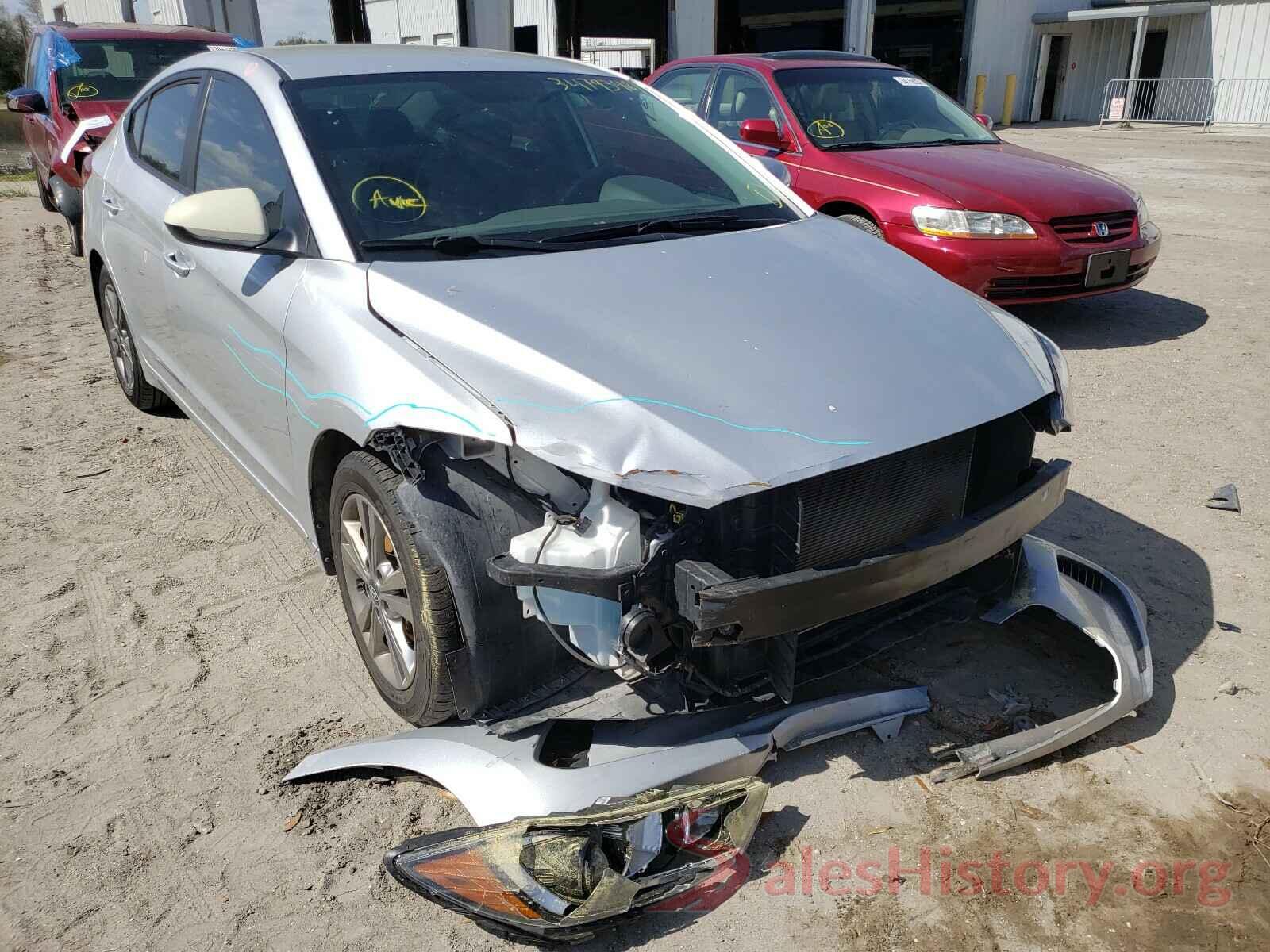 KMHD84LFXJU646122 2018 HYUNDAI ELANTRA