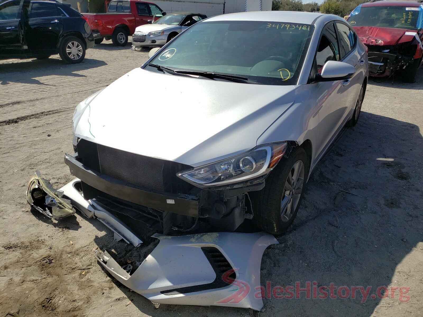 KMHD84LFXJU646122 2018 HYUNDAI ELANTRA