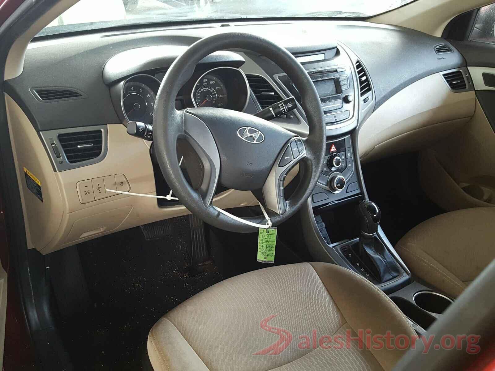 5NPDH4AE8GH782525 2016 HYUNDAI ELANTRA