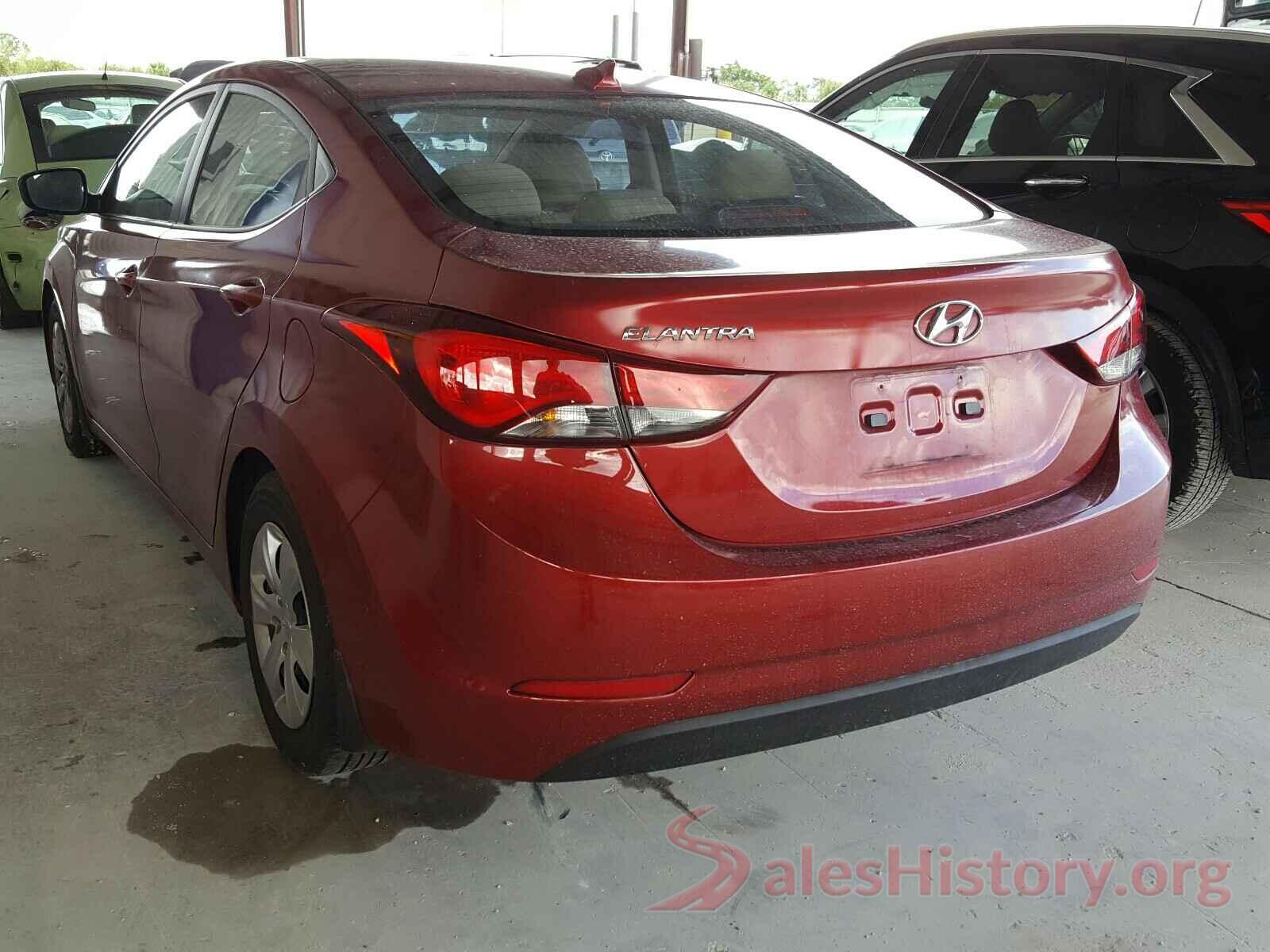 5NPDH4AE8GH782525 2016 HYUNDAI ELANTRA