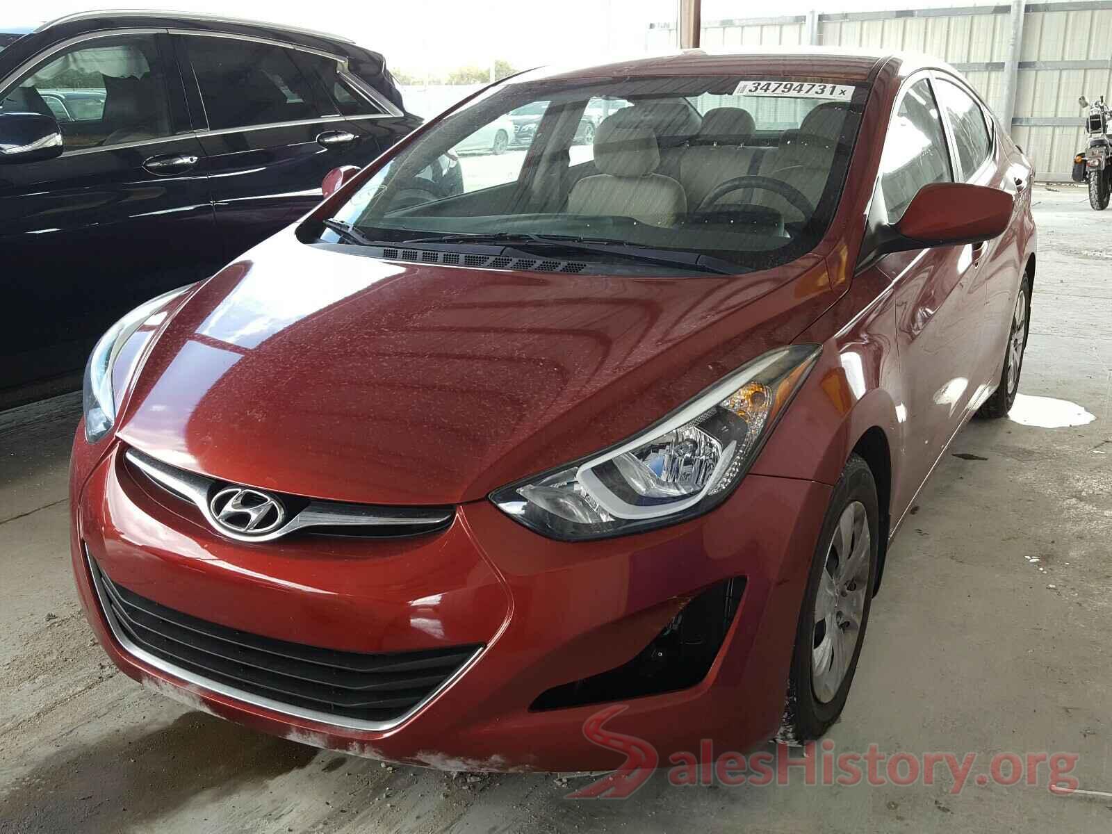 5NPDH4AE8GH782525 2016 HYUNDAI ELANTRA