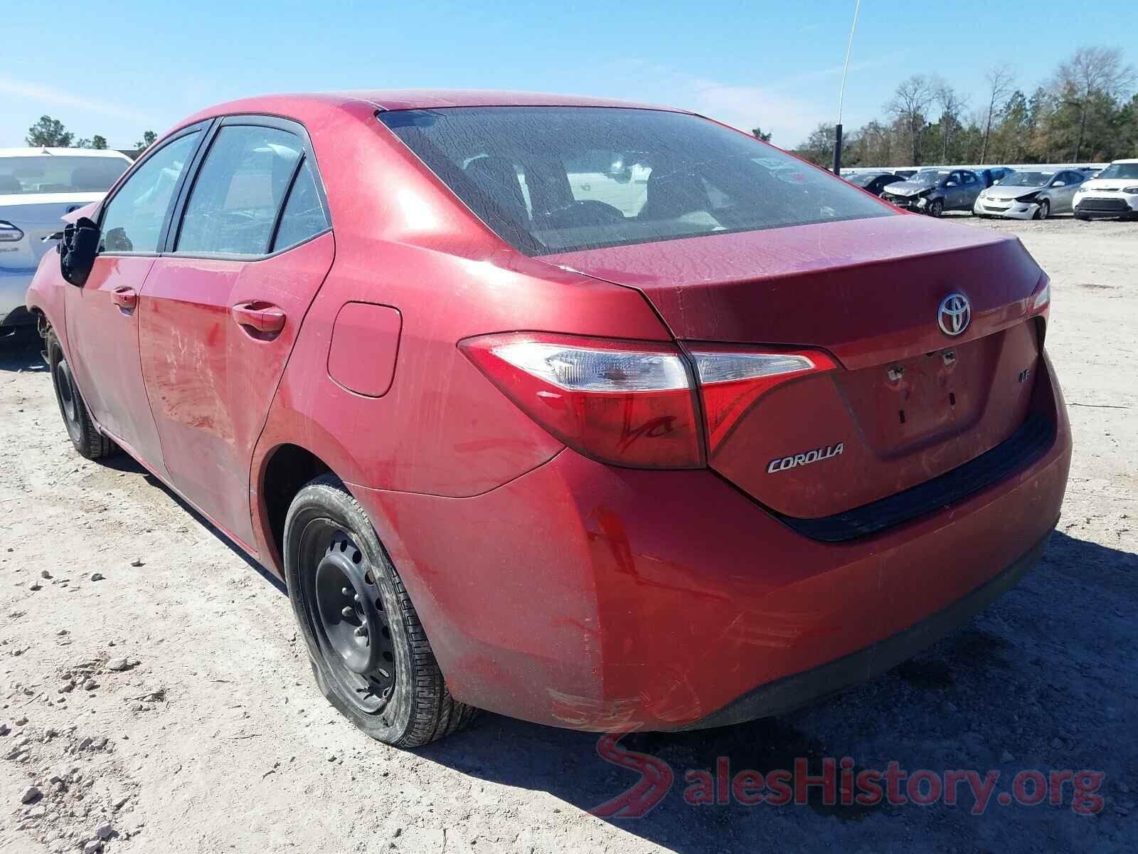 5YFBURHE6GP399157 2016 TOYOTA COROLLA