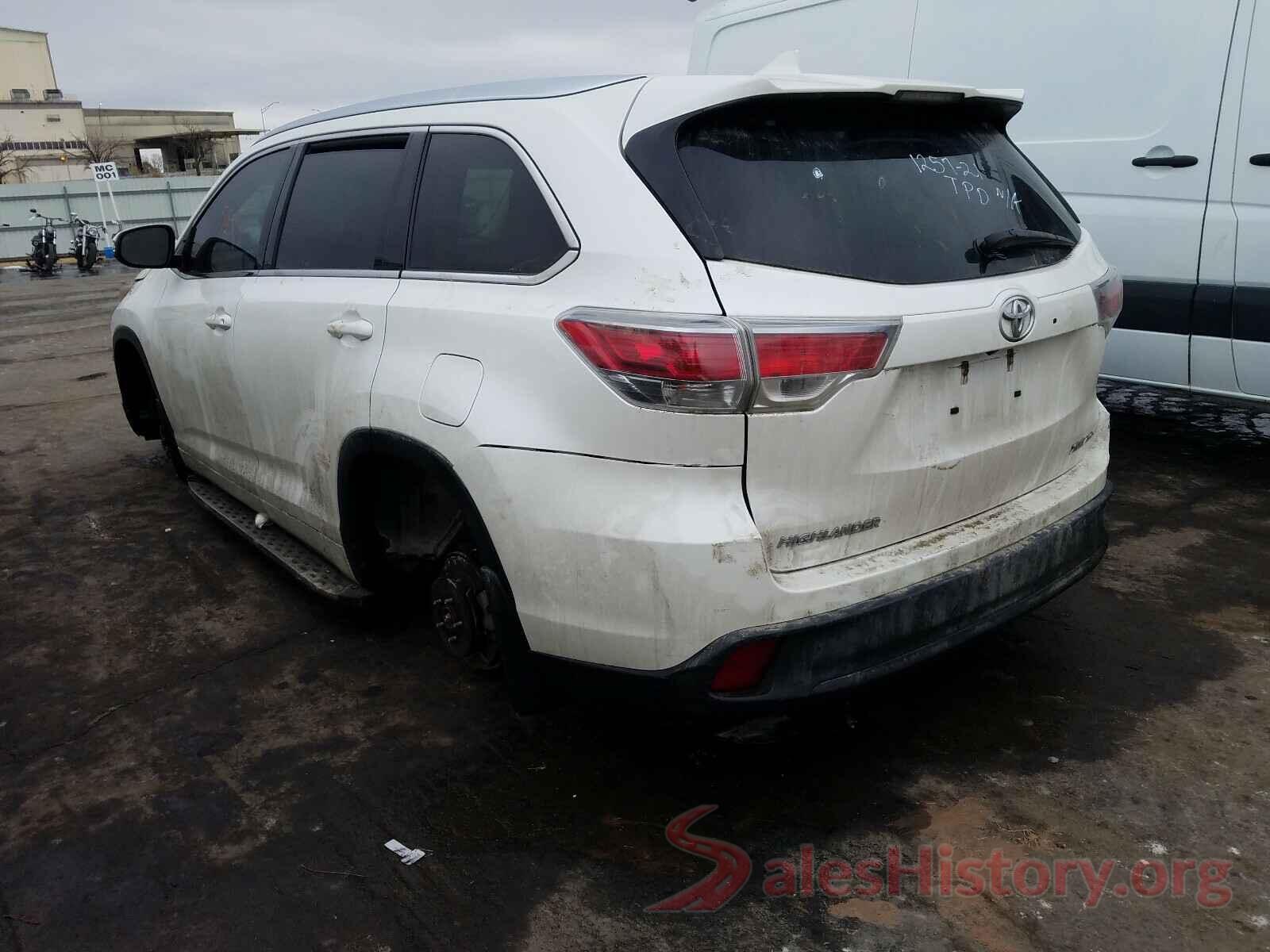 5TDJKRFH5GS330191 2016 TOYOTA HIGHLANDER