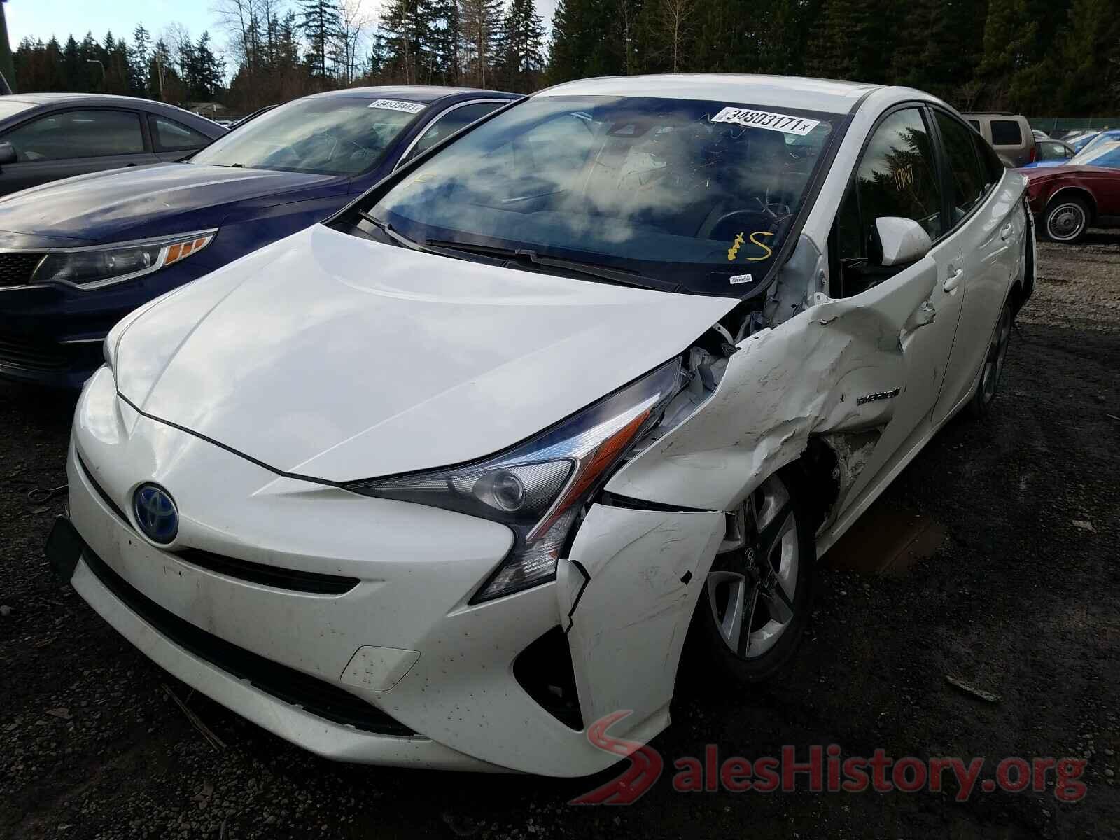 JTDKARFU1G3022604 2016 TOYOTA PRIUS