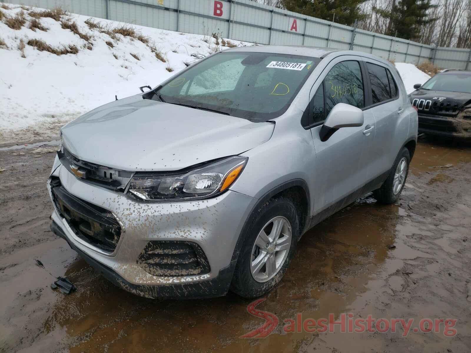 3GNCJKSBXKL406255 2019 CHEVROLET TRAX