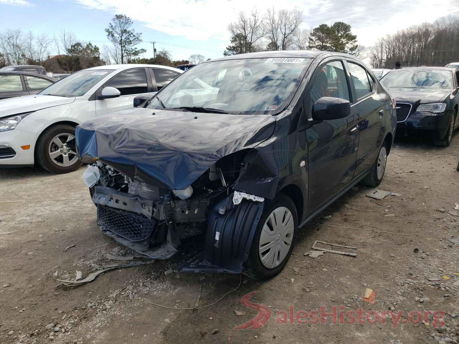 ML32F3FJ2LHF07664 2020 MITSUBISHI MIRAGE