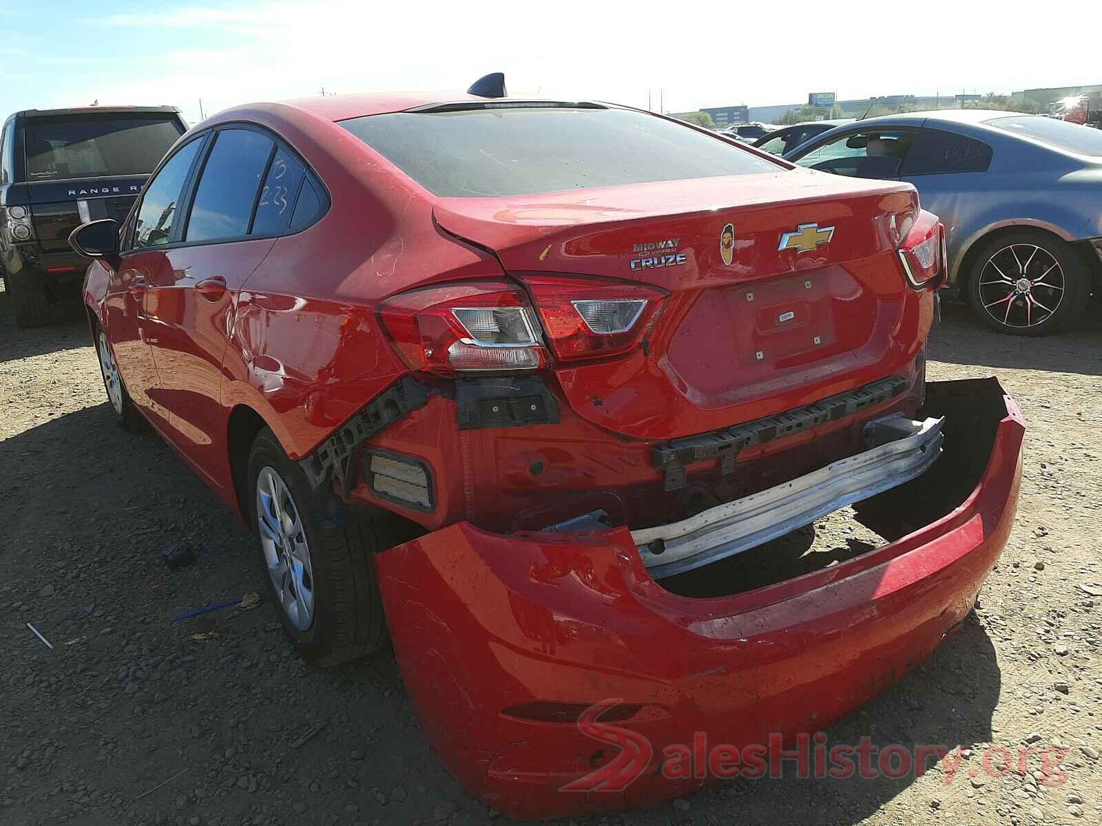 1G1BJ5SM5K7102139 2019 CHEVROLET CRUZE