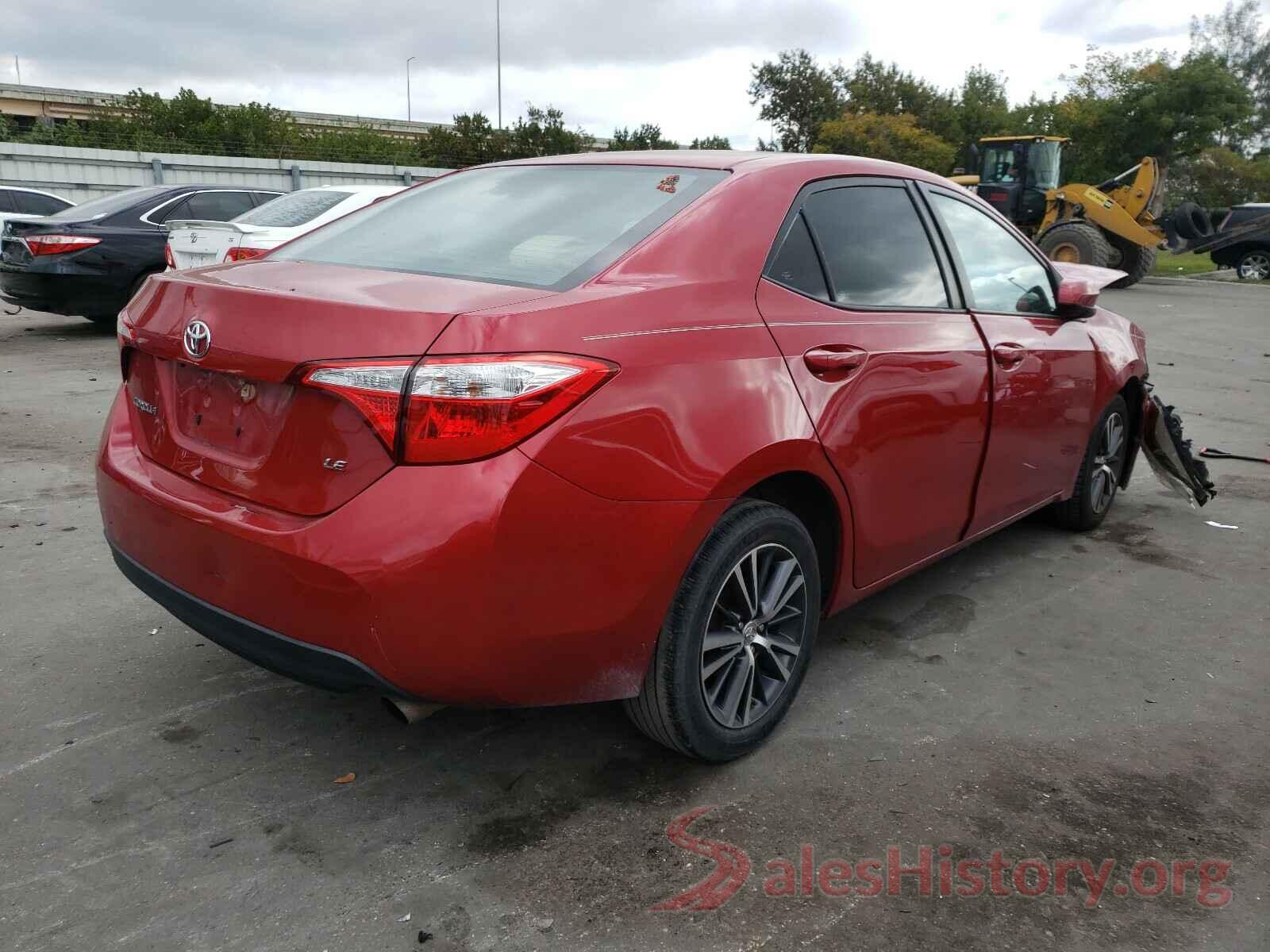 2T1BURHE0GC516568 2016 TOYOTA COROLLA