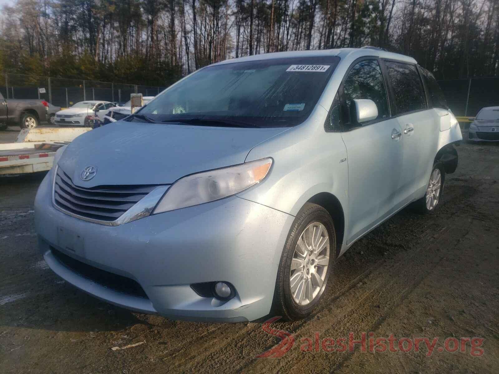 5TDDZ3DC7HS150239 2017 TOYOTA SIENNA