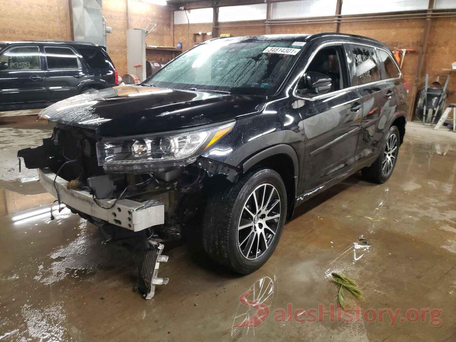 5TDJZRFH7HS464763 2017 TOYOTA HIGHLANDER