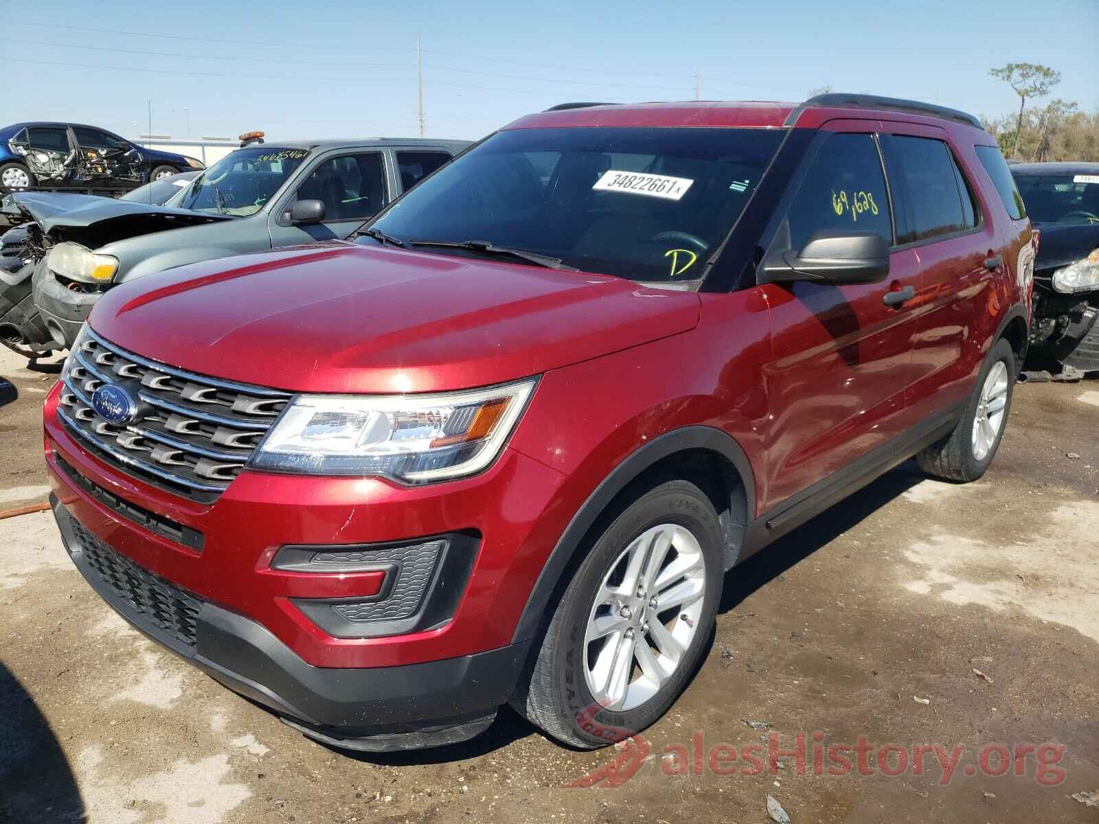 1FM5K7B89GGB39715 2016 FORD EXPLORER