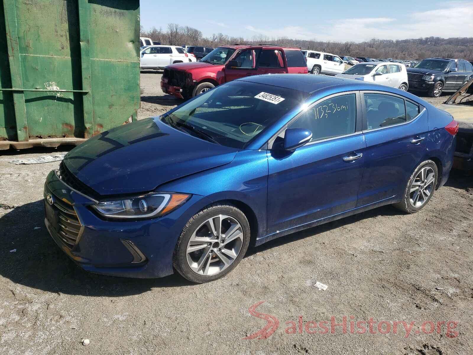 5NPD84LF4HH165436 2017 HYUNDAI ELANTRA