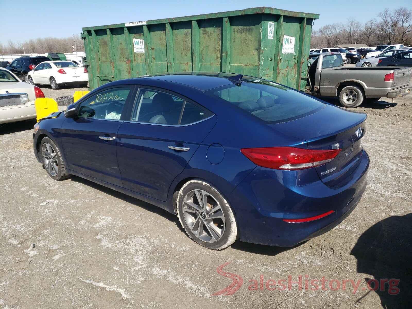 5NPD84LF4HH165436 2017 HYUNDAI ELANTRA