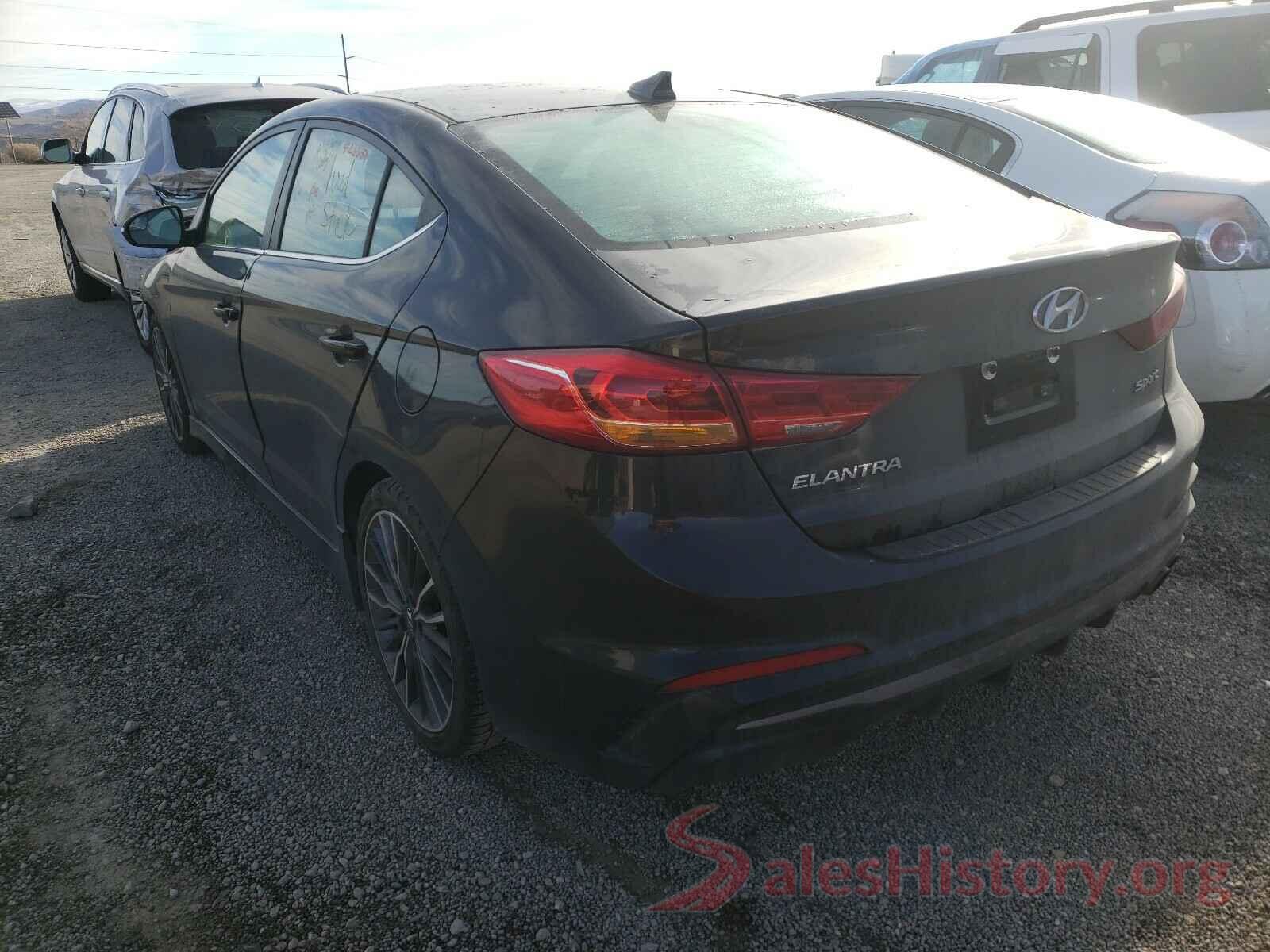 KMHD04LB9HU345422 2017 HYUNDAI ELANTRA