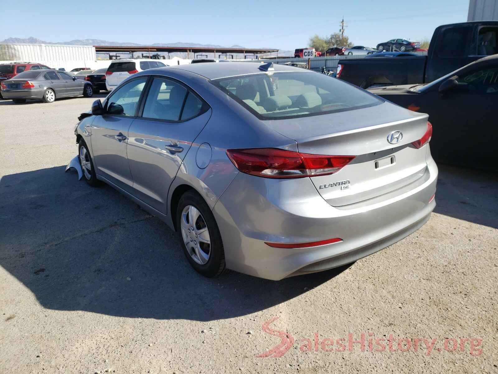 5NPD74LF9HH162373 2017 HYUNDAI ELANTRA