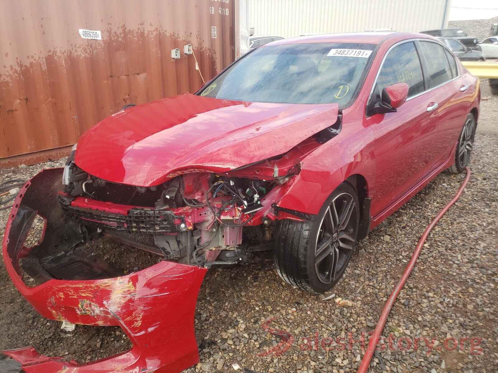 1HGCR2F5XGA096601 2016 HONDA ACCORD